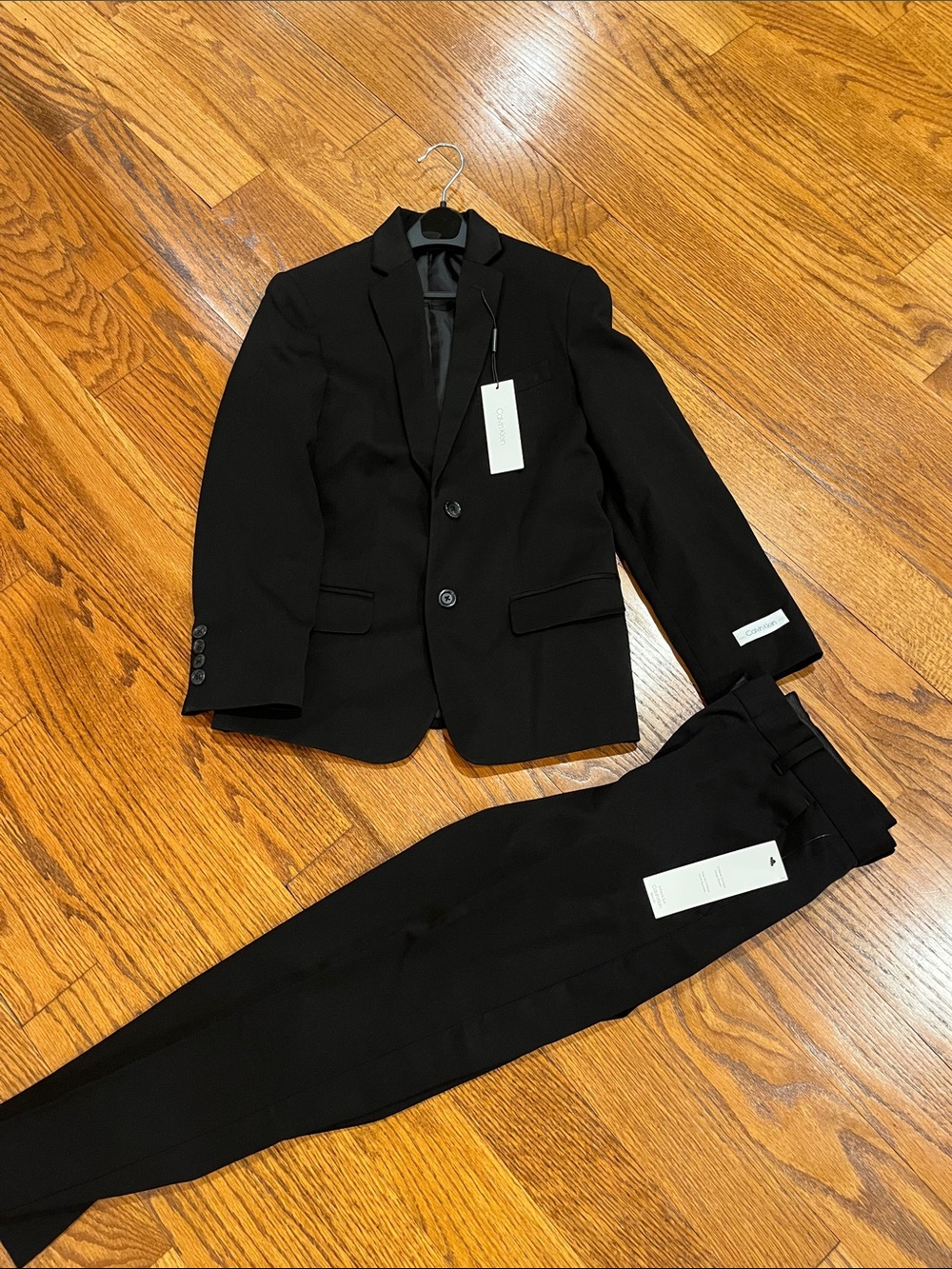 Calvin Klein Black Kids Two-Piece Suit size 10 NWT